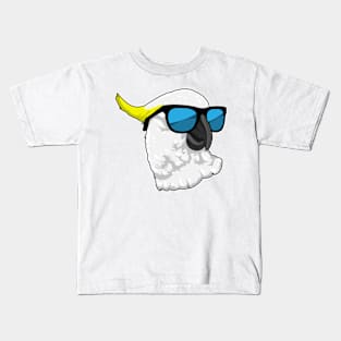 Parrot with Sunglasses Kids T-Shirt